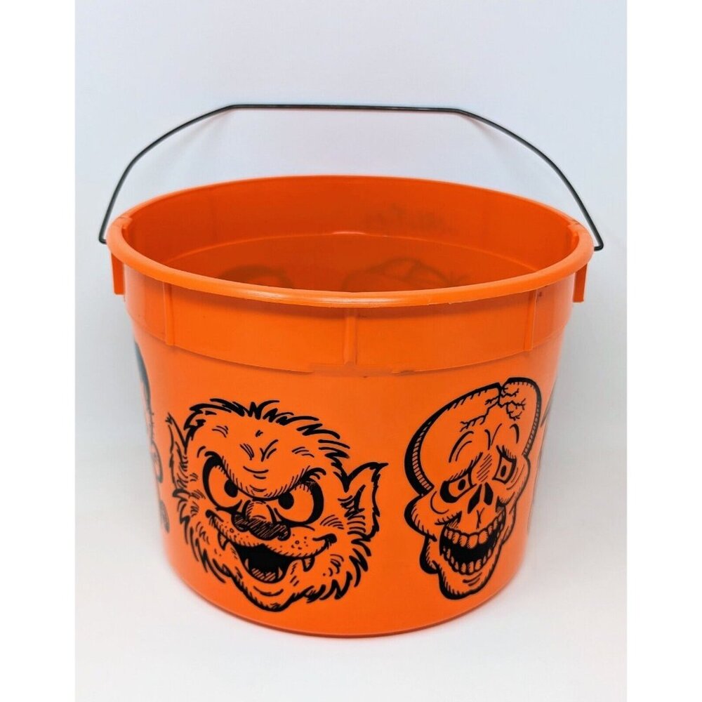 Shamrock Industries Universal Monsters Halloween Bucket Trick or Treat Pail VTG